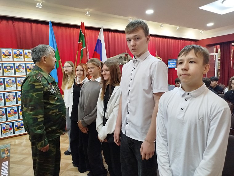 Урок мужества в школе № 6 г. Троицка