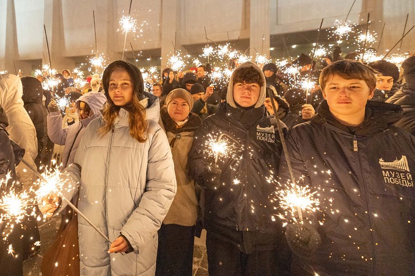 Москвичи почтили подвиг ленинградцев