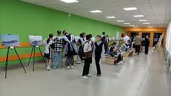 Выставку школьного музея представили в рамках окружного конкурса профмастерства