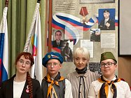 Открытие памятного стенда СВО «ГЕРОИ НАШЕГО ВРЕМЕНИ» в школе 2097