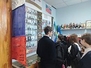  Презентация экспозиции "Защитники Отечества" в Манкечуре