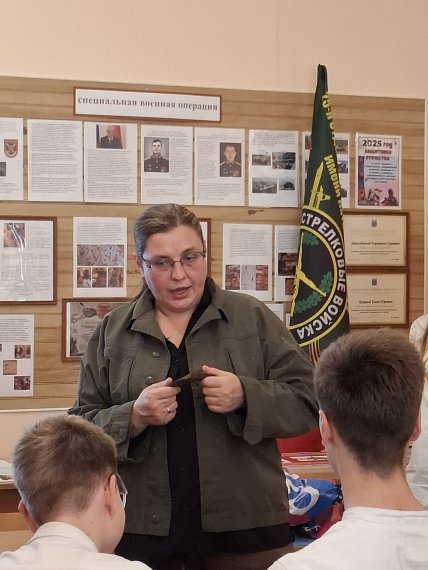 Участники поисковой экспедиции «Долина» посетили школьный музей в Санкт-Петербурге