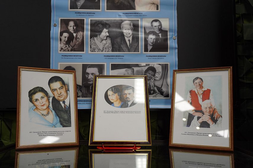 О разведчиках-нелегалах Галине Ивановне и Михаиле Владимировиче Фёдоровых рассказывает школьный музей