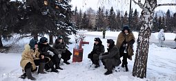 Открытие стелы «Город трудовой доблести» в г. Кемерово