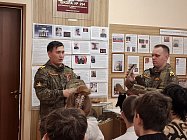 Встреча с курсантами в школьном музее