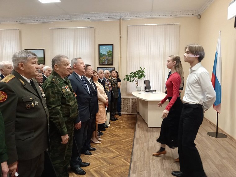Урок Мужества от общественной организации Комитета содействия военного комиссариата Колпинского и Пушкинского районов Санкт-Петербурга