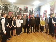 Экспозиция школьного музея «Герои спецоперации»