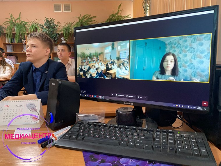  В МОУ "Москворецкая гимназия" Прошел урок мужества, посвященный герою Советского Союза, воскресенцу, Киселеву И. А.