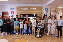 Герои напротив героев: учащиеся госпитальной школы «УчимЗнаем» встретились с бойцами СВО.