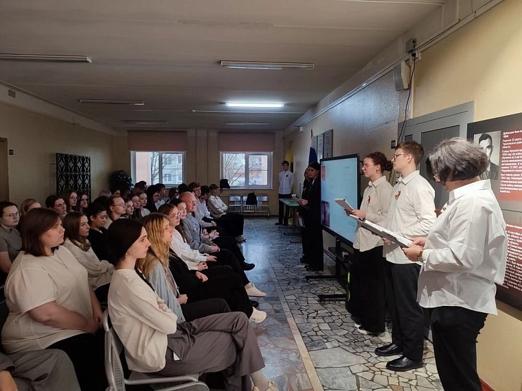 Открытая лекция в «Музее СВО «От Победы к Победе»» от школьников города Твери