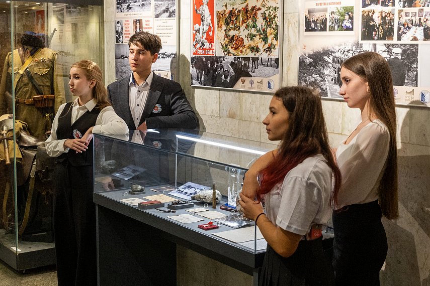 Юные музейщики создали выставку о защитниках Москвы