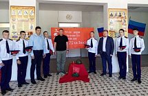 Школьный музей Победы впервые открыли в Луганске