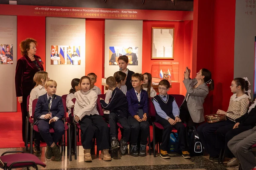 Школьники узнали историю юного защитника столицы