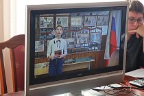 Активистка школьного музея выступила на заседании научно - патриотического круглого стола «Без срока давности»