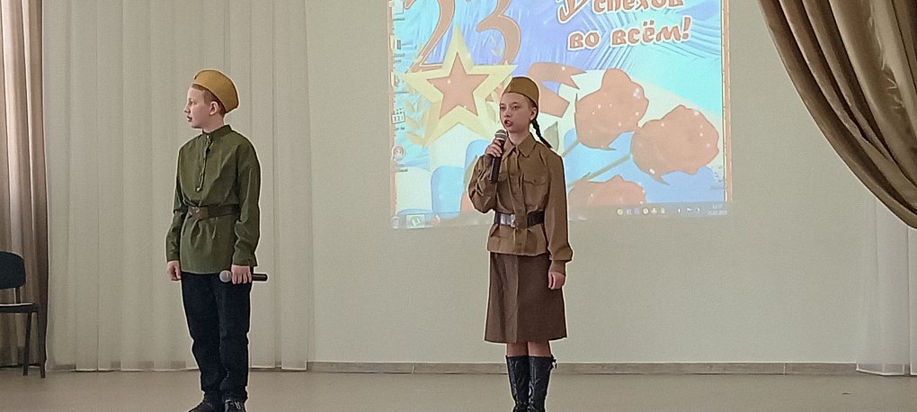 Видео концерта записали для военнослужащих ребята Детского дома «Радуга»