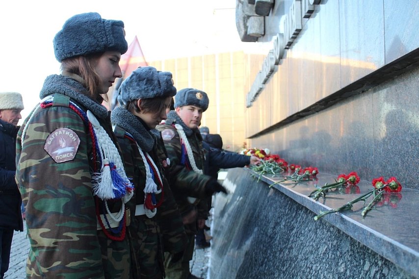 В Волгоградской области прошла памятная акция, посвященная Дню неизвестного солдата