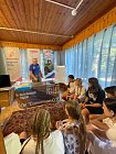 Экспонаты школьного музея в детском лагере