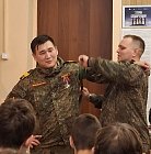 Встреча с курсантами в школьном музее